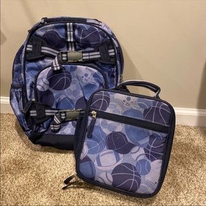 PotteryBarn kids backpack and  lunchbox